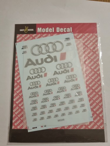 Audi waterslide decals - audi,