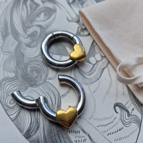 6mm halo heart - 6mm,