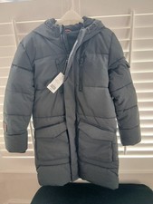 Black Puffer Coat - 11-12