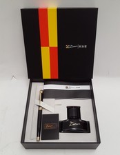 Picasso Collection Deluxe Fountain Pen Gift Set with Ink Bottle and Case - Rare!