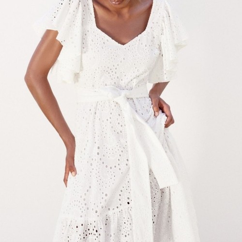 Zara white wrap midi - zara,