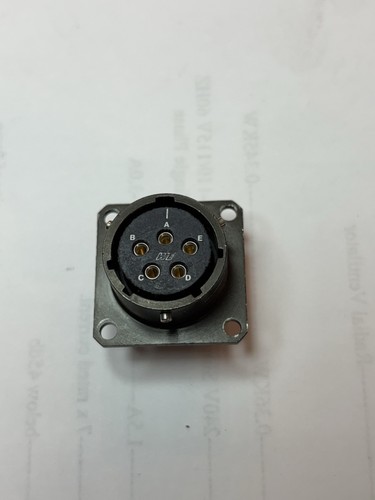 Military pin bulkhead - military, 5-pin