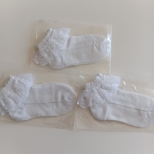 Pairs pretty white frilly - pairs,