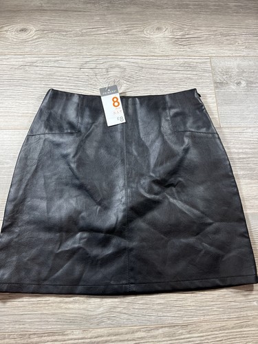 Primark black faux leather - faux,