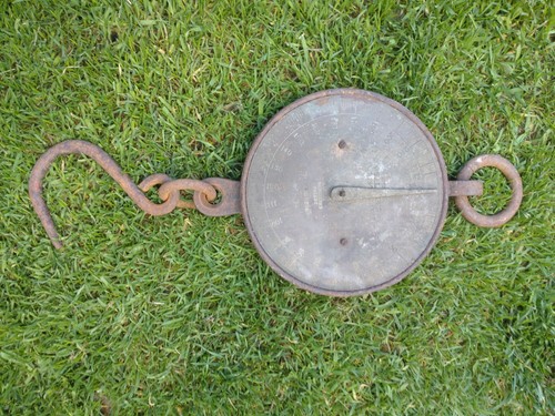 Antique salter hanging scales - salter,