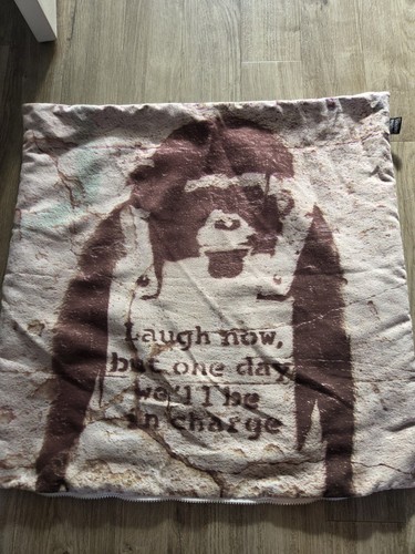 Bansky monkey cushion - cushion, cover