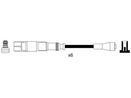 Ignition lead set fits - ignition,
