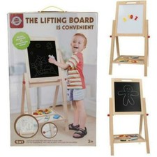 Wooden Classics Toys Wooden Easel 3 Years+ Chalks Magnetic Letters Board