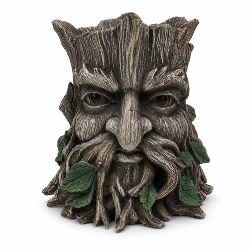 Outdoor tree face - tree, pot