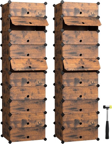 Interlocking shoe rack - interlocking,