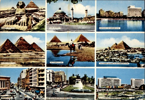 Vintage cairo egypt - vintage, multi-view