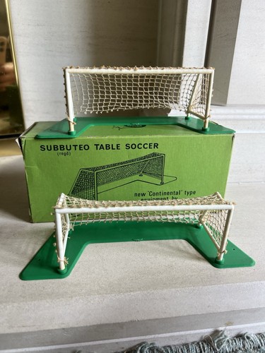 Subbuteo table soccer goals - table,