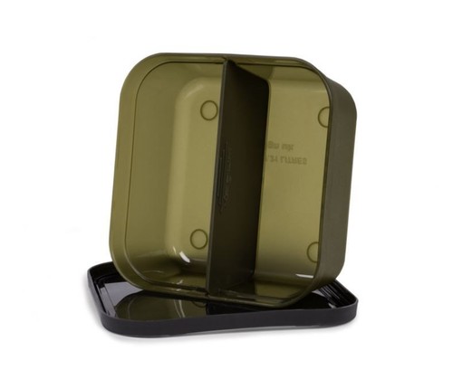 Korum divided bait tub - divided,