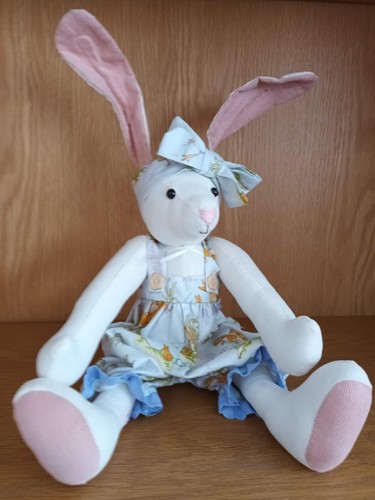 Handmade hare with stand - handmade,