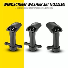 Set of 3 Black Washer Jet