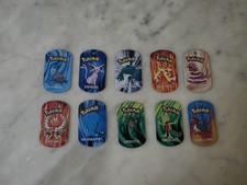 10x Pokemon METAL TAGS Job Lot Bundle 2006 Vintage Nintendo 