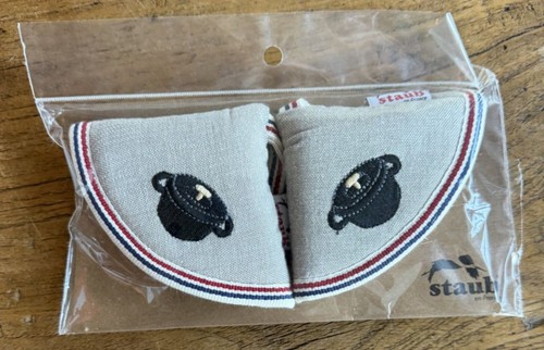 Staub oven mittens - oven, black