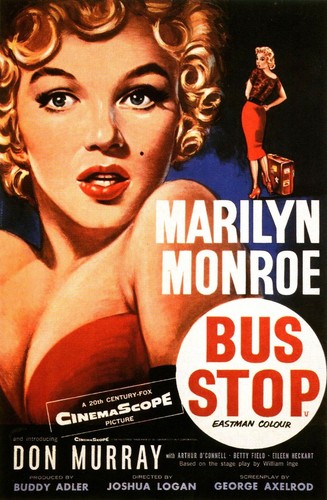 Bus stop 1956 - movie, poster