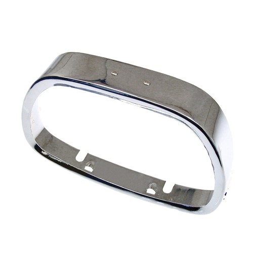 Chrome frame bezel front
