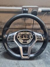 MERCEDES C250 W204 AMG LEATHER FLAT BOTTOM STEERING WHEEL