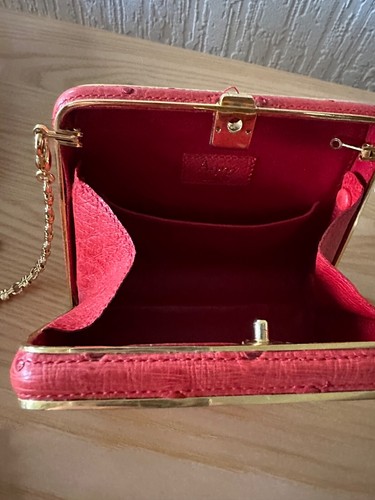 Asprey red ostrich - asprey, bag