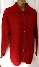 Bon Marche Ladies Cardigan Red