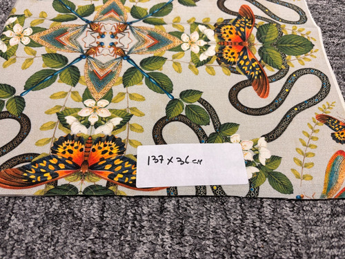 Clarke fabric remnant - clarke, &
