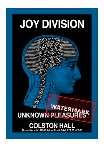 Joy division gig poster - joy,