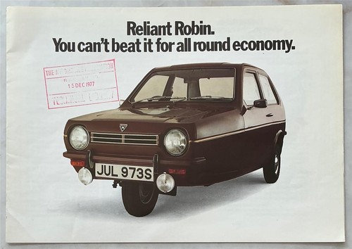 Reliant robin car sales - reliant,
