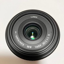 Panasonic Wide-Angle Pancake Lens Lumix G 20mm/F1.7 ASPH. H-H020 Used