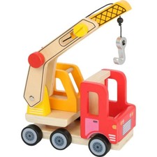 Small foot wooden crane - crane, pick
