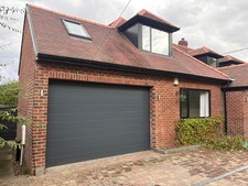 Novoferm Sectional Garage Door - Grey with Electric Opener