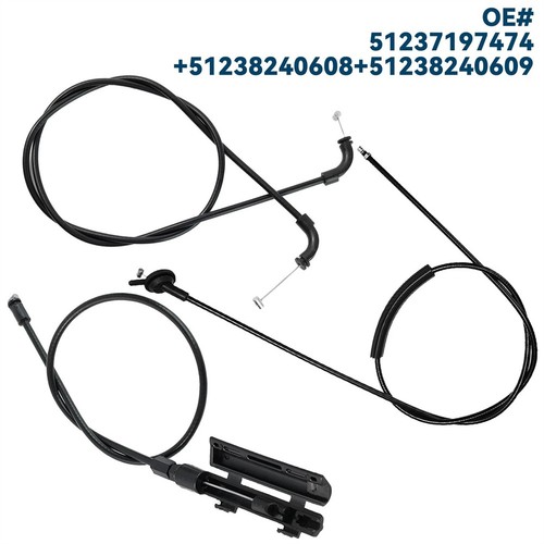 Hood release cable set - release, pcs
