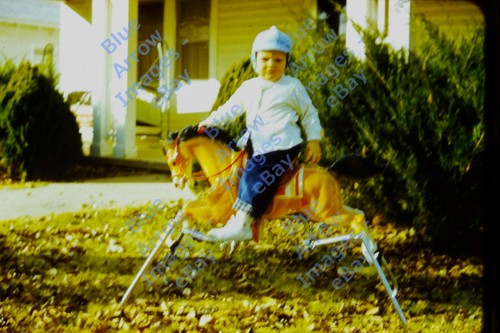 1961 35mm slide toddler boy - slide,