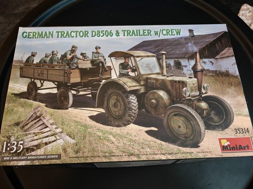 Miniart german tractor - miniart,