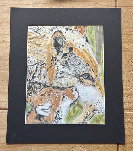 Mark leary wolf art - leary,