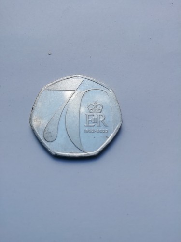 50p coin platinum jubilee - 50p,