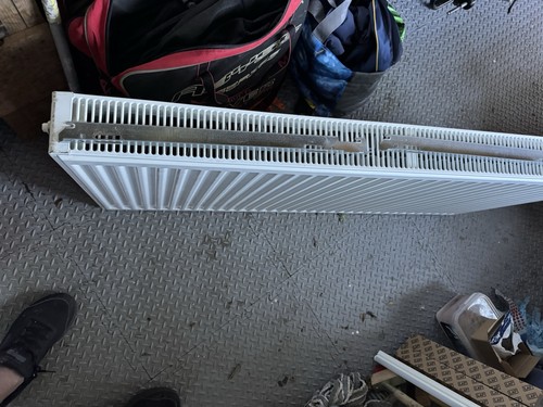 White double radiator 1200 - double, x