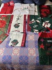 15 Vintage BHS Christmas Carrier Bags. 2 Sizes. 7 Designs. #A47