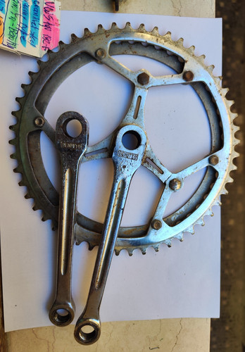 Old rare racing crankset - racing, steel