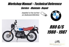 BMW R80 G/S  Service Repair