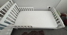 John Lewis white Toddler bed