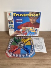 Vintage Frustration! Pop-o-matic Race Board Game - MB Games Family Fun Complete