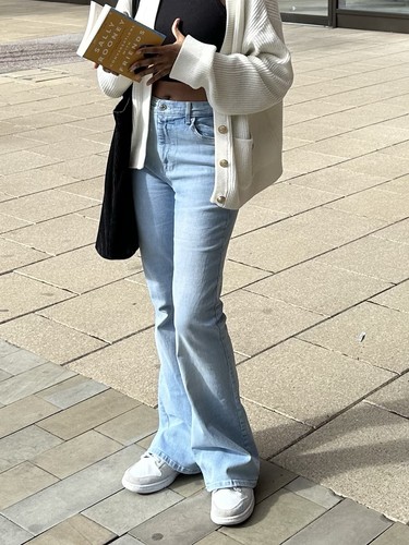 Bershka women flared - bershka, jeans