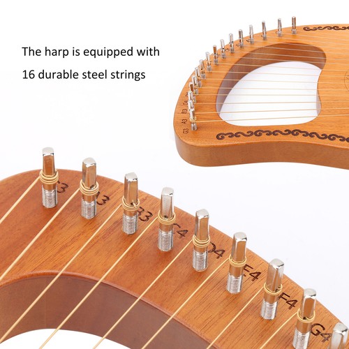 String lyre harp portable - string,
