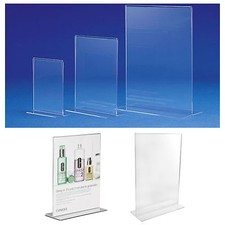 Acrylic Double Sided Freestanding Poster Holder A4, A5, A6 