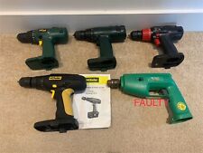 Job-Lot Bundle Of Cordless NiCd Drill Drivers Body Only 4 Working, 1 FAULTY