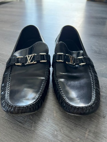 Louis vuitton black leather - black,