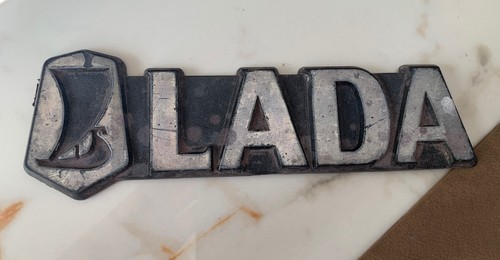 Vintage lada samara - lada, badge