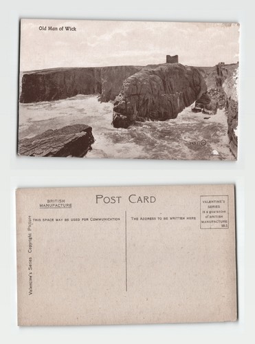 Postcard old man of - man,